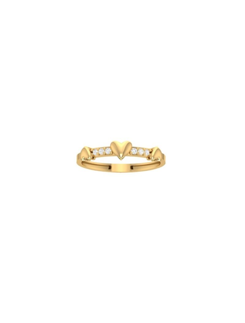18K Gold Burning Love Ring
