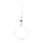 18K Gold Custom Initials Hand Chain