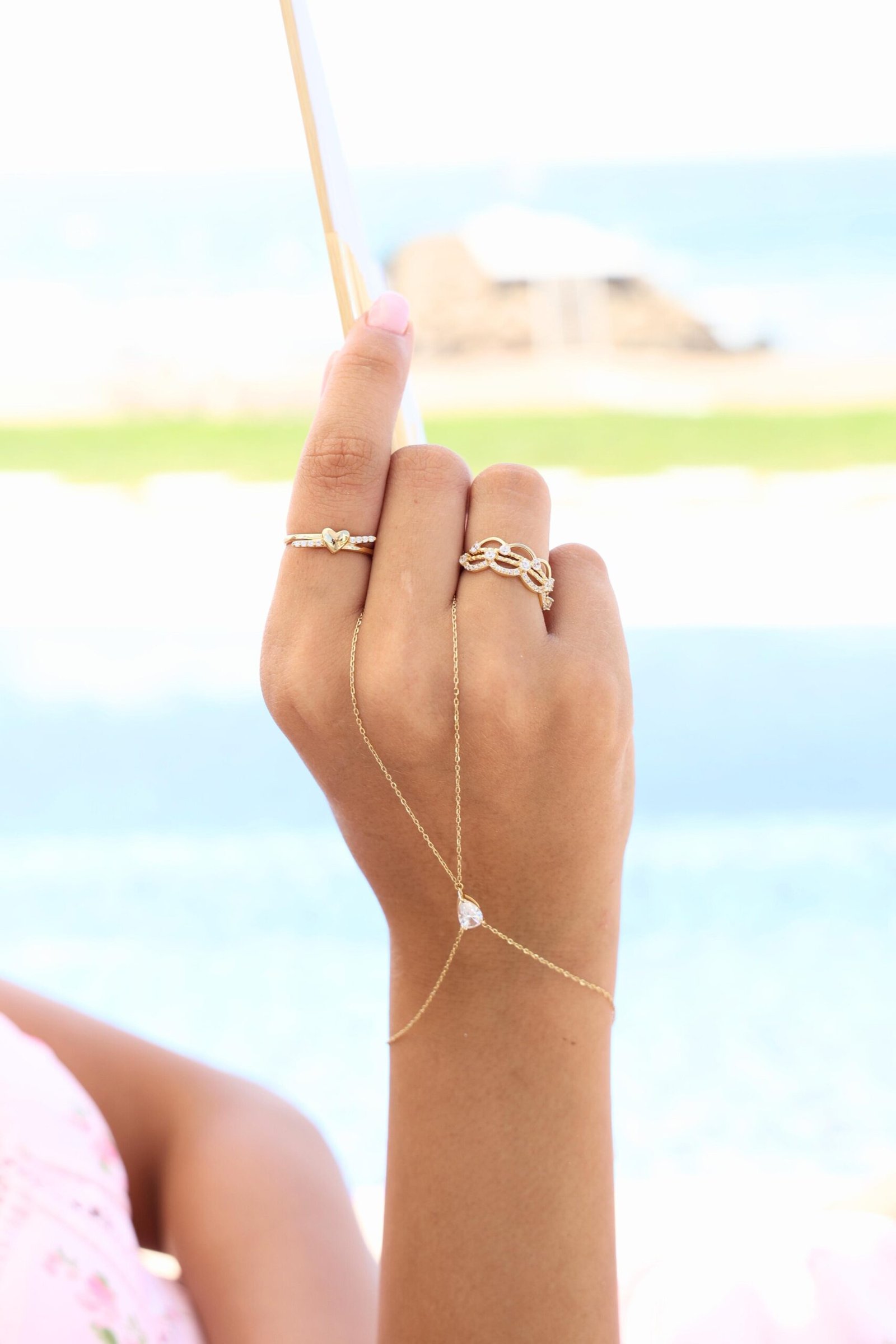 18K Gold Dreamdrop Hand Chain - Garo Boyadjian Jewelry