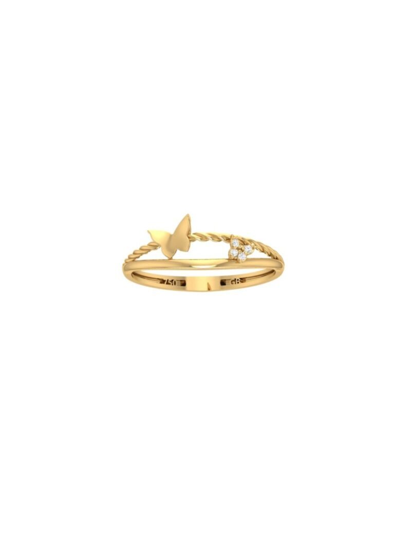 18K Gold Fluttering Grace Ring