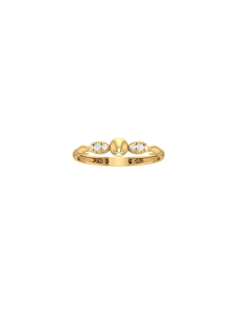 18K Gold Crowned Perfection Ring