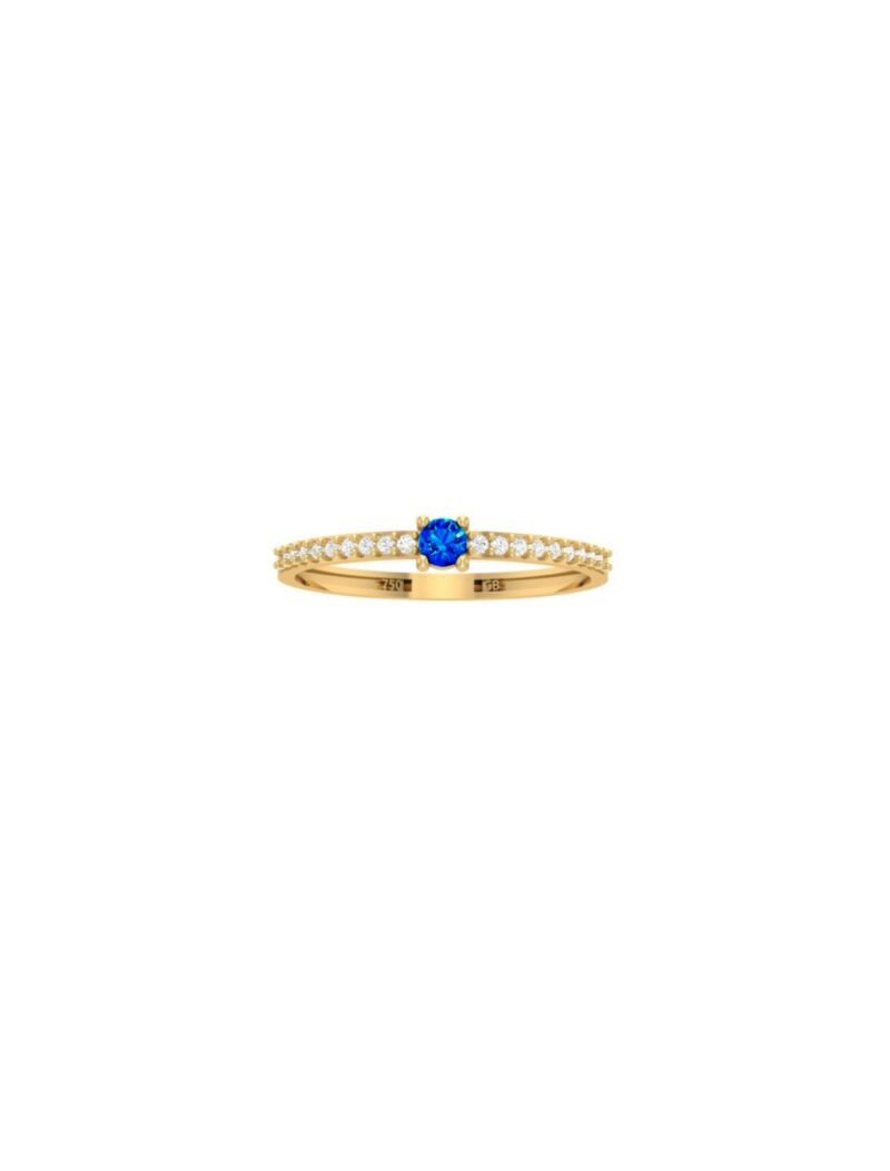 18K Gold Million Sparkle Ring