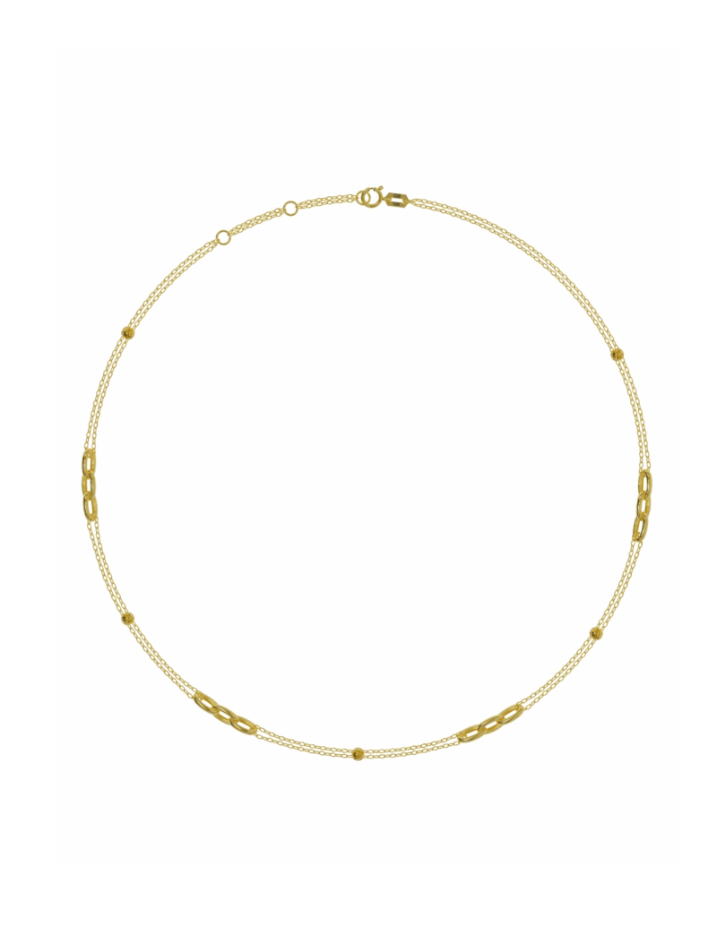 18K Gold Modern Chic Necklace