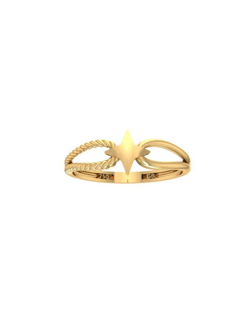 18K Gold Stellar Ring