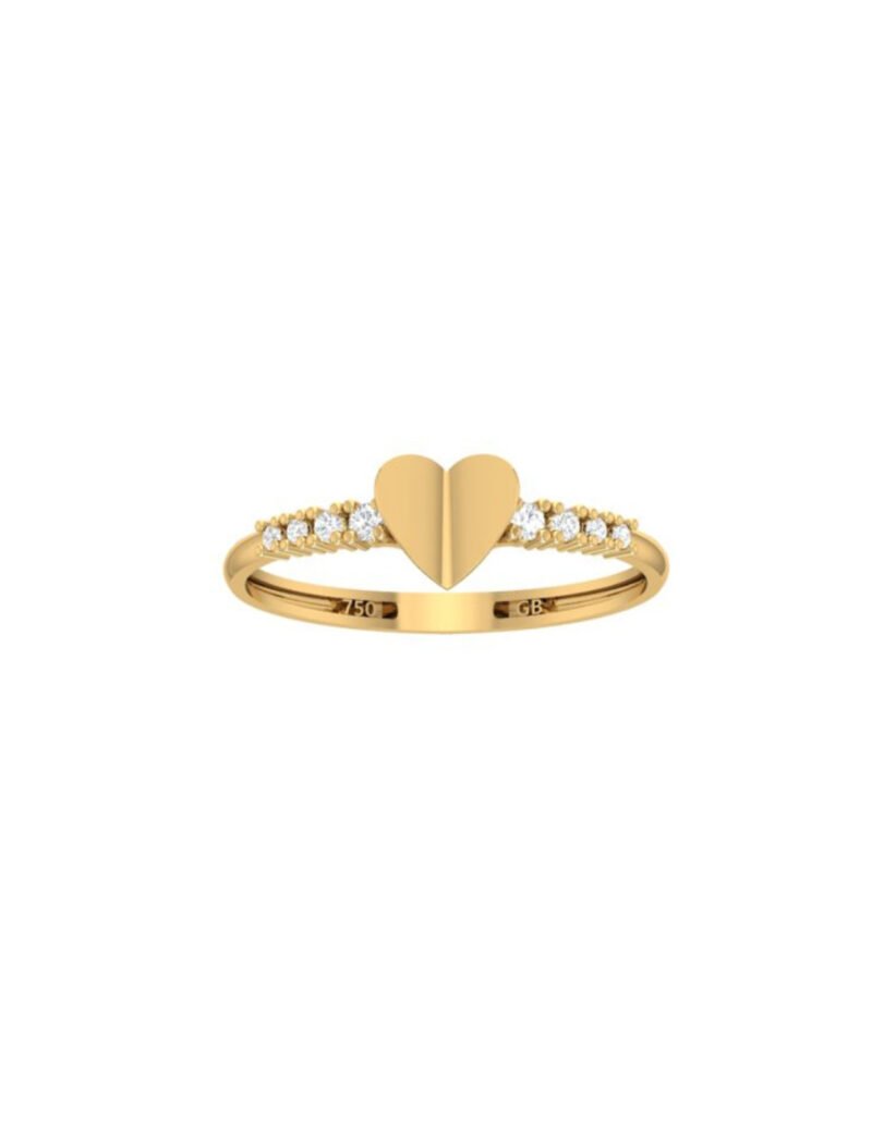 18K Gold Wild Heart Ring