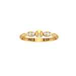 18K Gold Crowned Perfection Ring