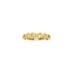 18K Gold Graduated Endless Infinity Ring
