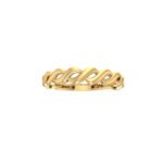 18K Gold Graduated Endless Infinity Ring