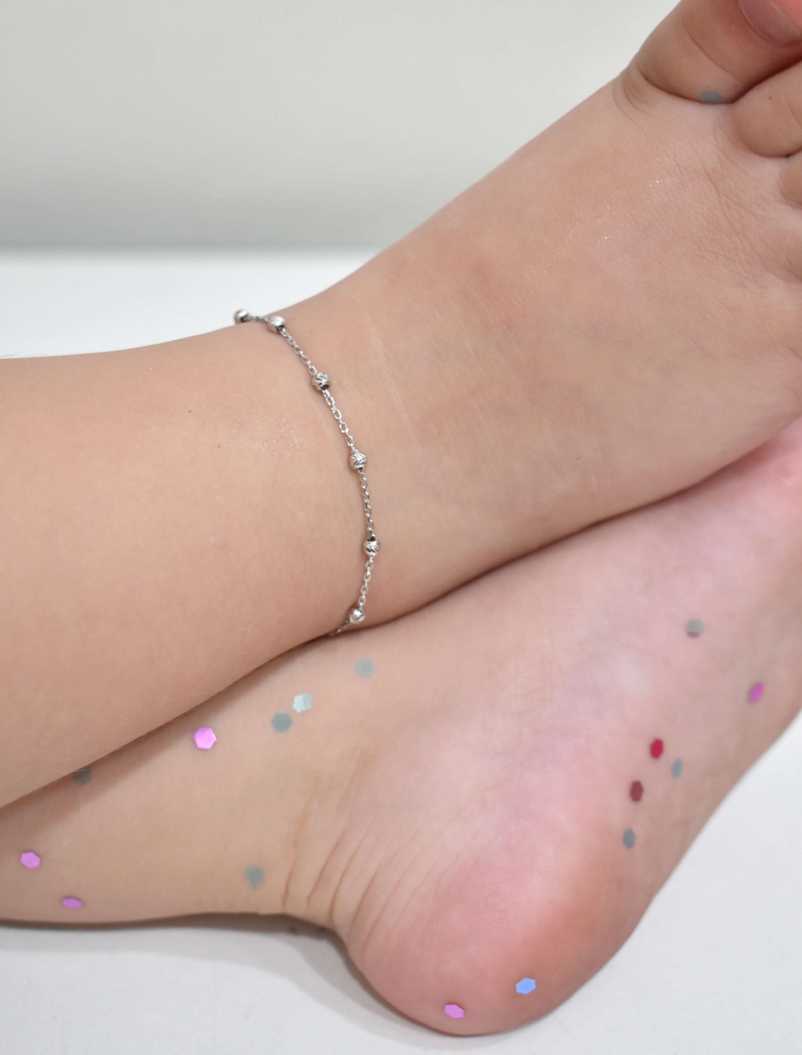 18K Gold Beaded Newborn Anklet - Garo Boyadjian Jewelry..