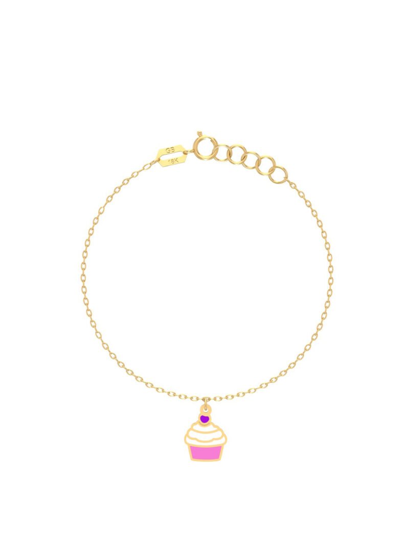 18K Gold Sweet Sprinkles Newborn Anklet