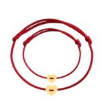 18K Gold Threaded Hearts Matching Mom & Child Bracelets
