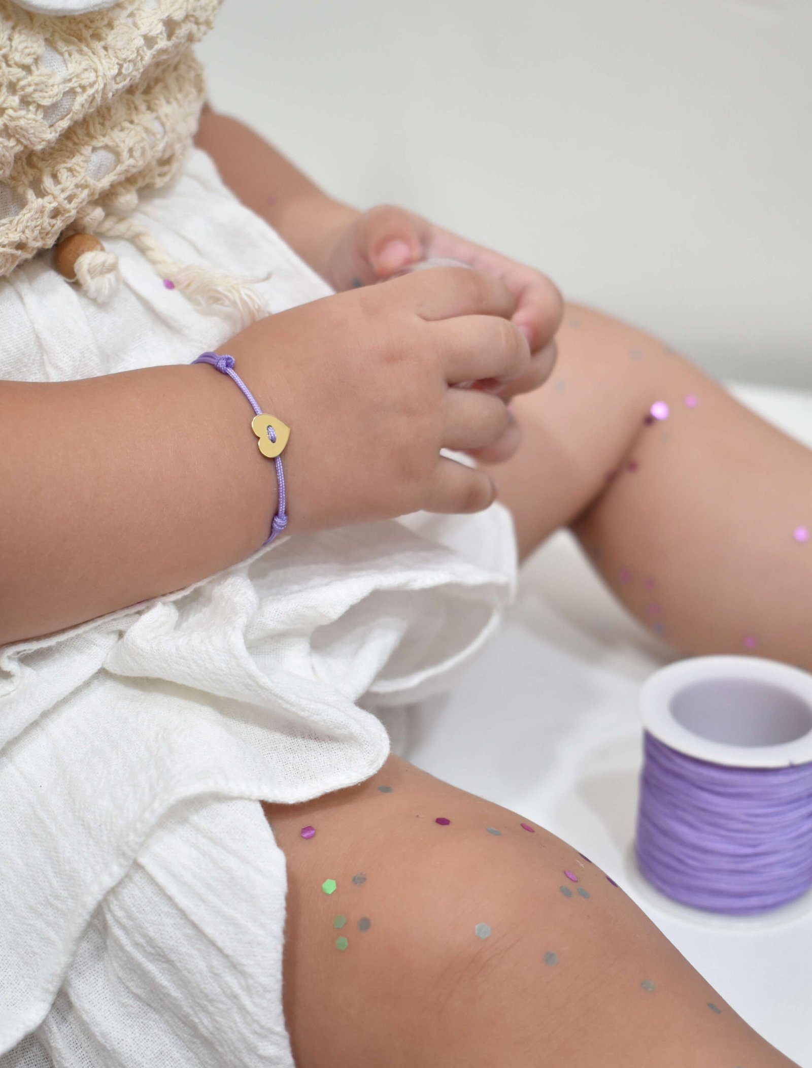 18K Gold Threaded Hearts Matching Mom & Child Bracelets - Garo Boyadjian Jewelry.