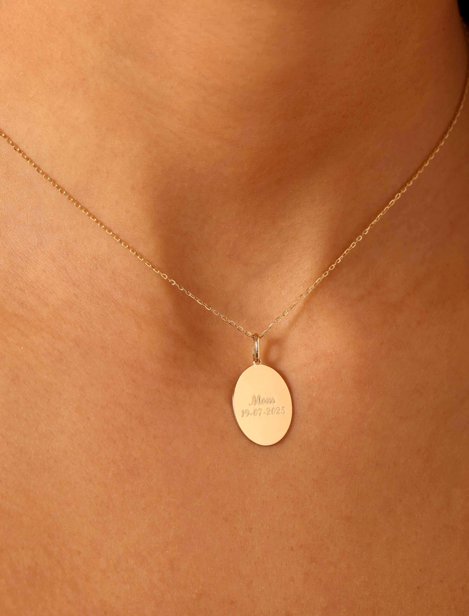 18K Gold Customized Fingerprint Oval Pendant - Garo Boyadjian Jewelry