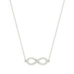 18K Gold Infinity Diamond Necklace