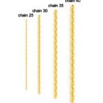 18K Gold Simple Chain Necklace
