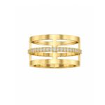 18K Gold Triple Luxe Band Ring