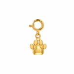18K Gold Cat Paw Charm
