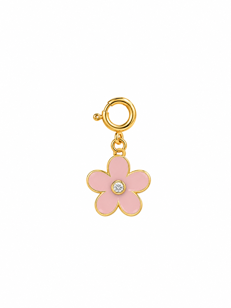 18K Gold Petals of Luck Charm