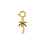 18K Gold Palm Tree Charm