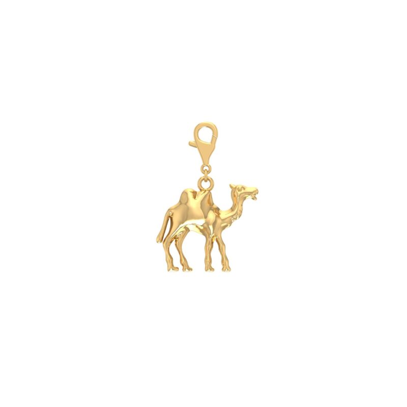 18K Gold Camel Charm