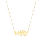 18K Gold Wifey Necklace