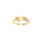 18K Gold Customized Lovely Name Ring