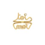 18K Gold Toi et Moi Ring
