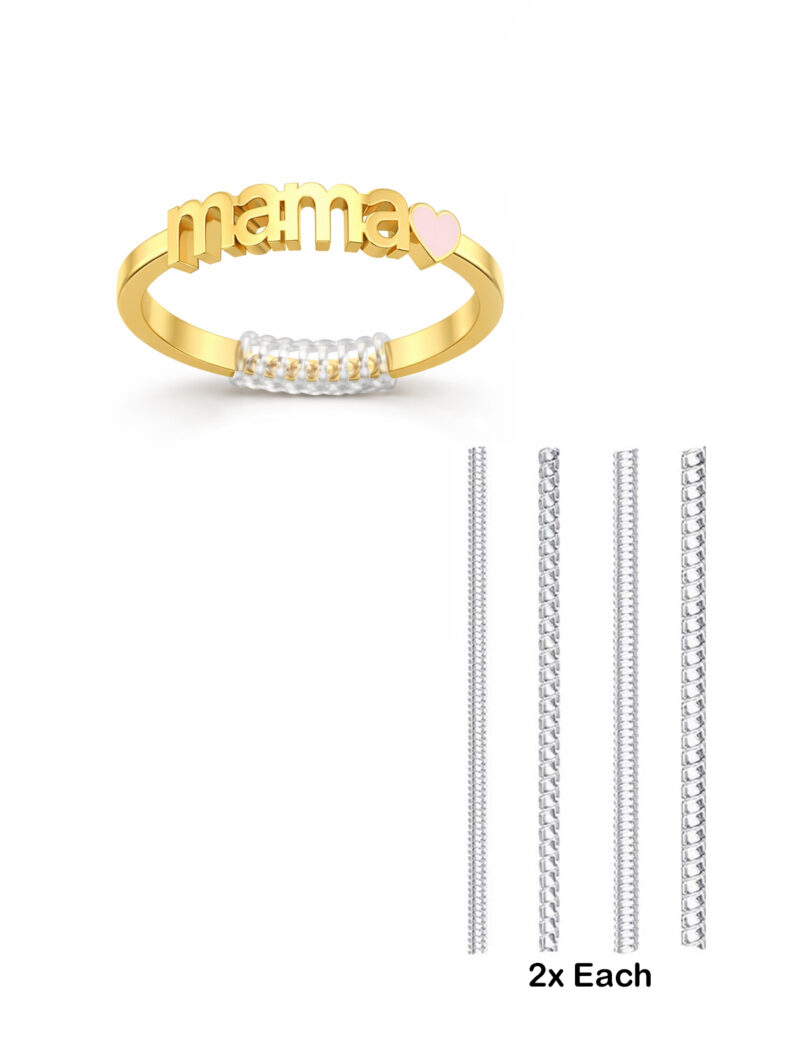 Spiral Invisible Silicone Ring Size Adjuster