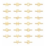 18K Gold Customized Initial Ring