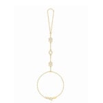 18K Gold Mom Hand Chain