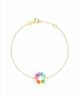 18K Gold Petals of Joy Daisy Bracelet