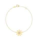 18K Gold Blooming Daisy Bracelet