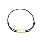 18K Gold Horizon Bar Customized Men Bracelet