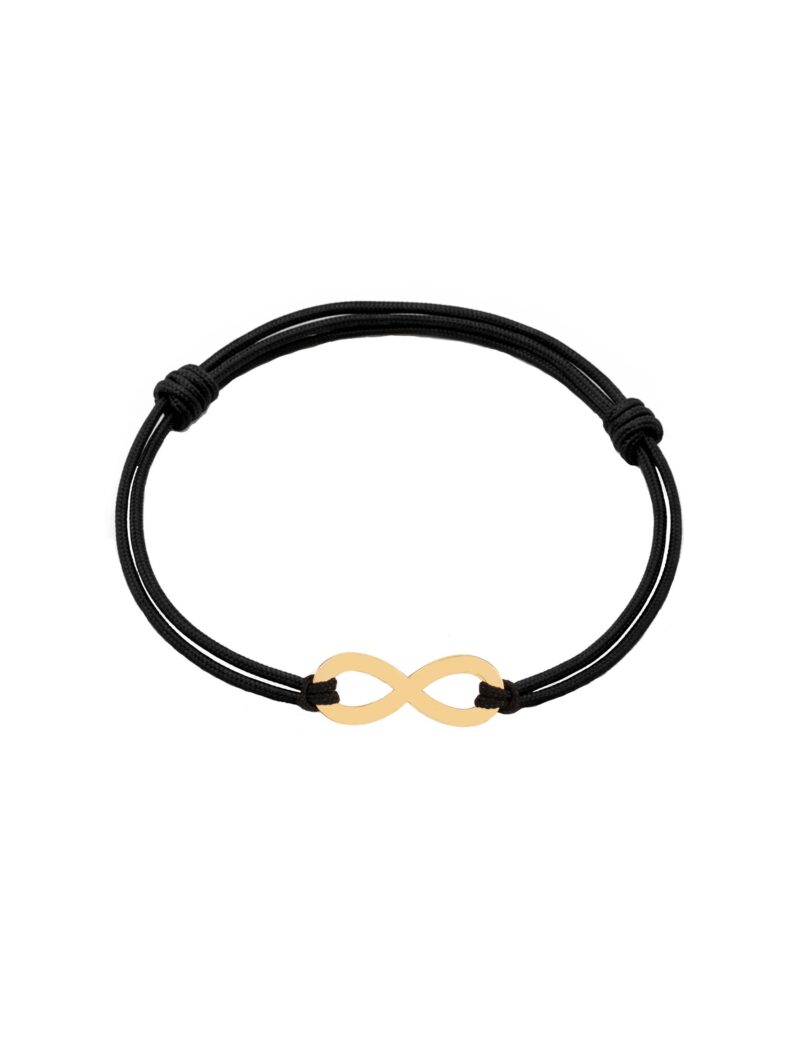 18K Gold Infinity Men Bracelet