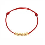 18K Gold Mama Bubble Cord Bracelet