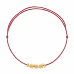 18K Gold Mama Bubble Cord Necklace