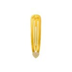 18K Gold Beating Heart Customized Hair Clip