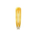 18K Gold Sparkly Bloom Customized Hair Clip
