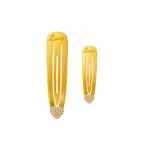 18K Gold Beating Heart Customized Hair Clip