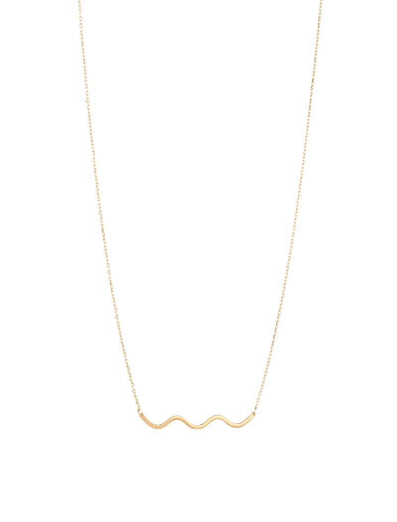 18K Gold Élan Wave Necklace