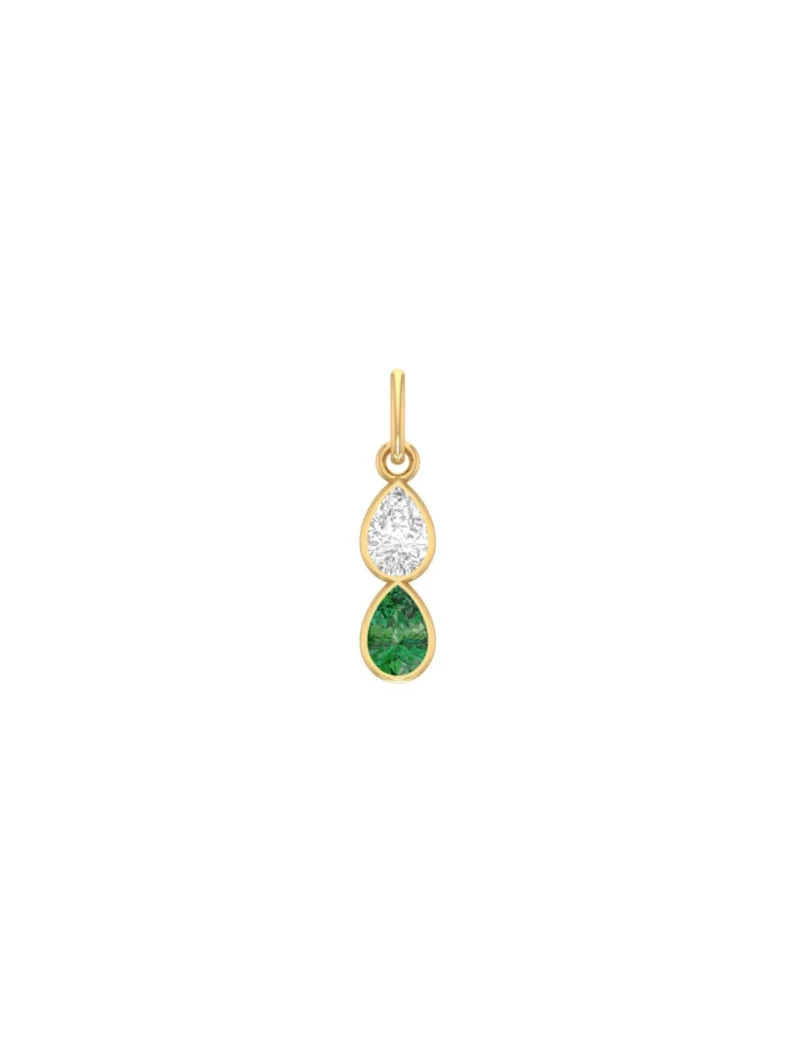 18K Pear-fect Bond Birthstone Pendant