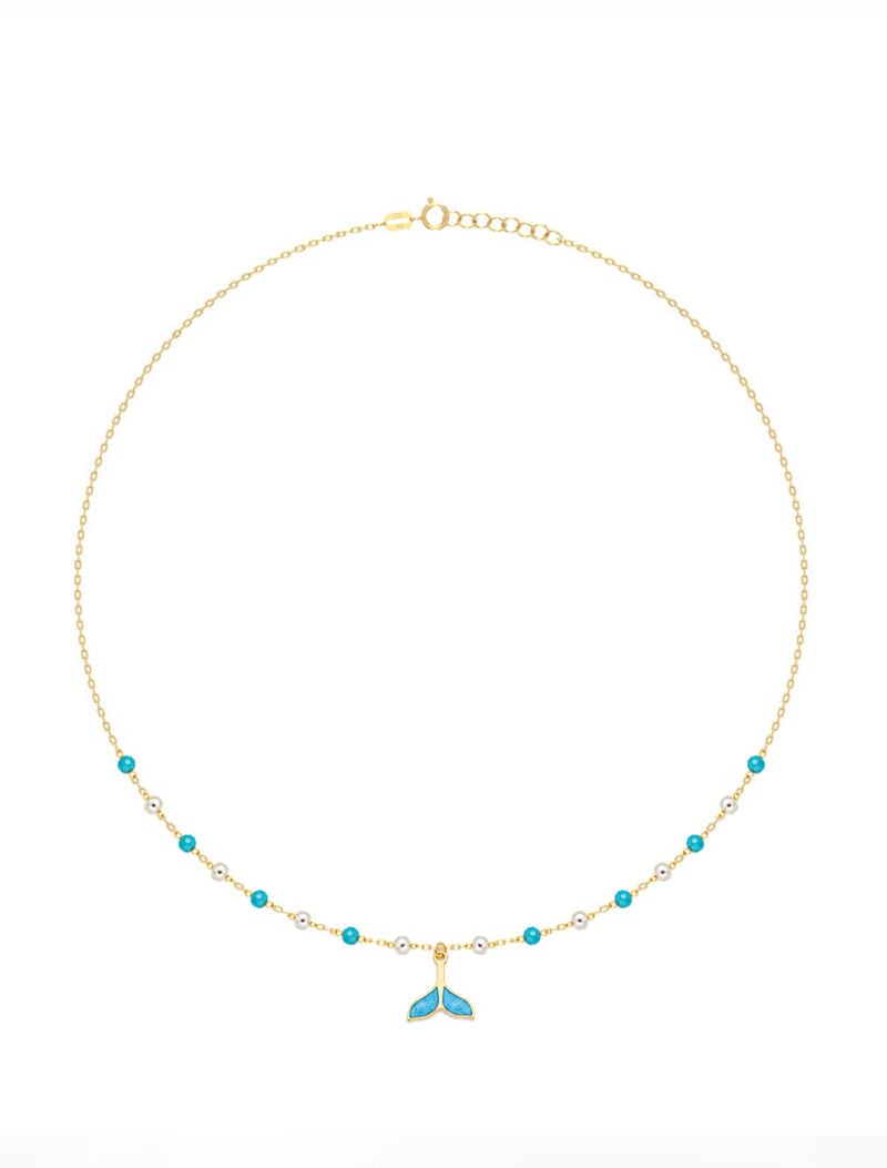 18K Gold Mermaid Breeze Belly Chain