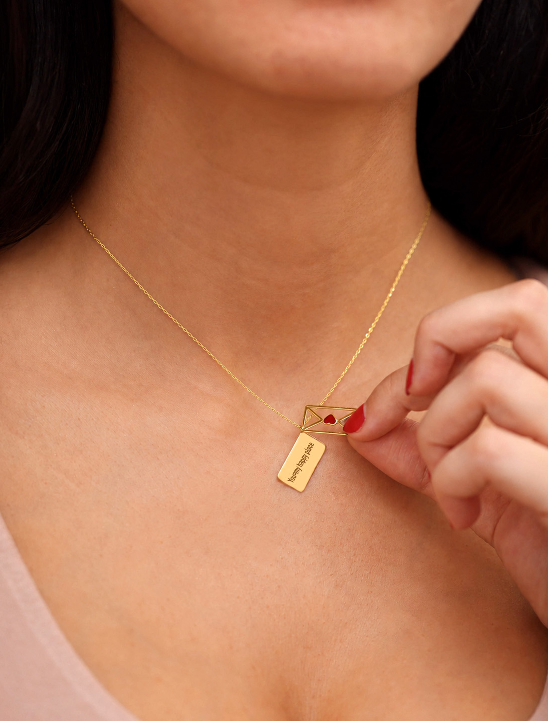 18K Gold Message of Love Necklace - Garo Boyadjian Jewelry