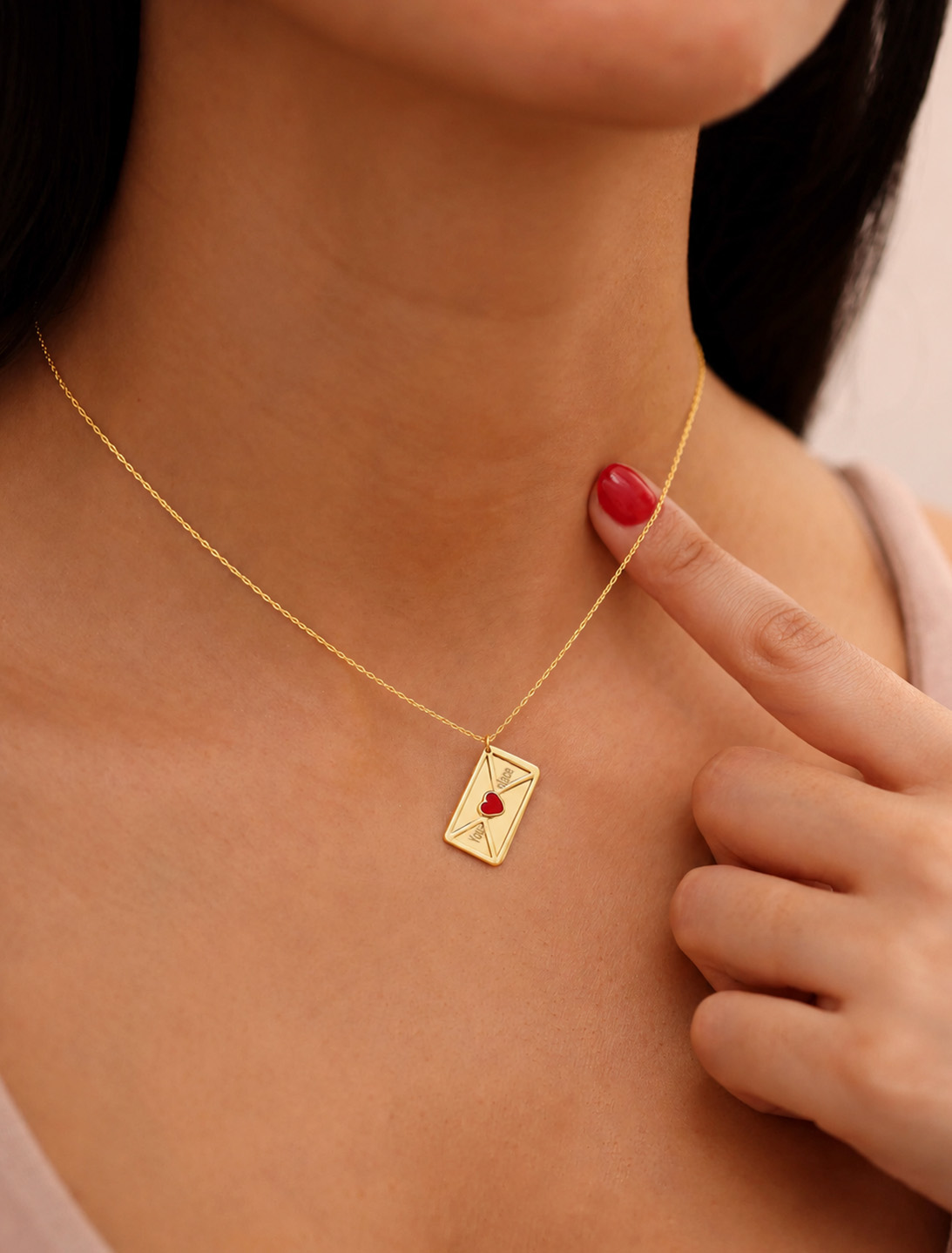 18K Gold Message of Love Necklace - Garo Boyadjian Jewelry.