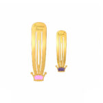 18K Gold Customized Royal Crown Hair Clip
