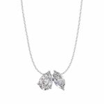 18K Gold Duet of Light Lab-Grown Diamond Necklace