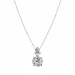 18K Gold Royal Drop Lab-Grown Diamond Necklace