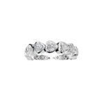 18K Gold Heart-Shaped Lab-Grown Diamond Half Eternity Ring