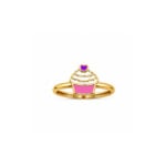 18K Gold Cupcake Crush Newborn/Kids Ring