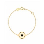 18K Gold Little Kicker Newborn Bracelet